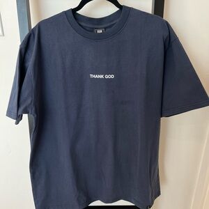 Thank God Men's Navy Tee